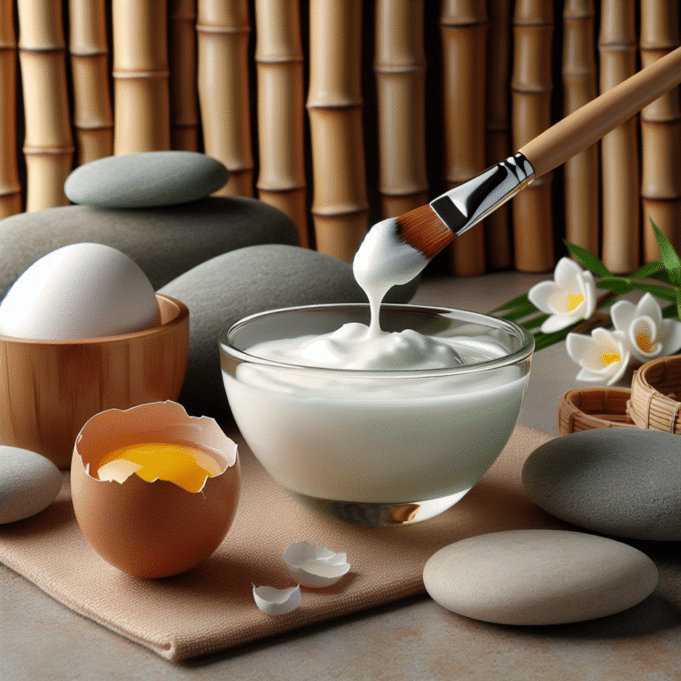 egg white face mask that tightens and minimizes pores