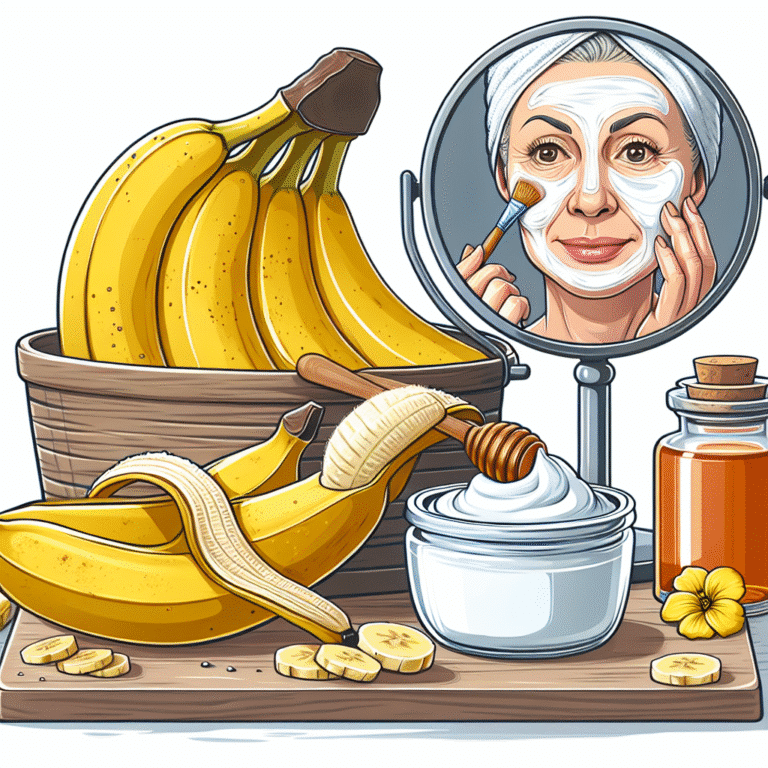banana face mask recipe to combat signs of aging
