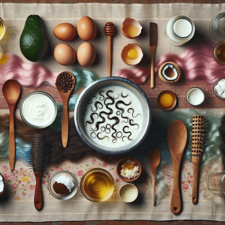 homemade hair conditioners for frizzy hair