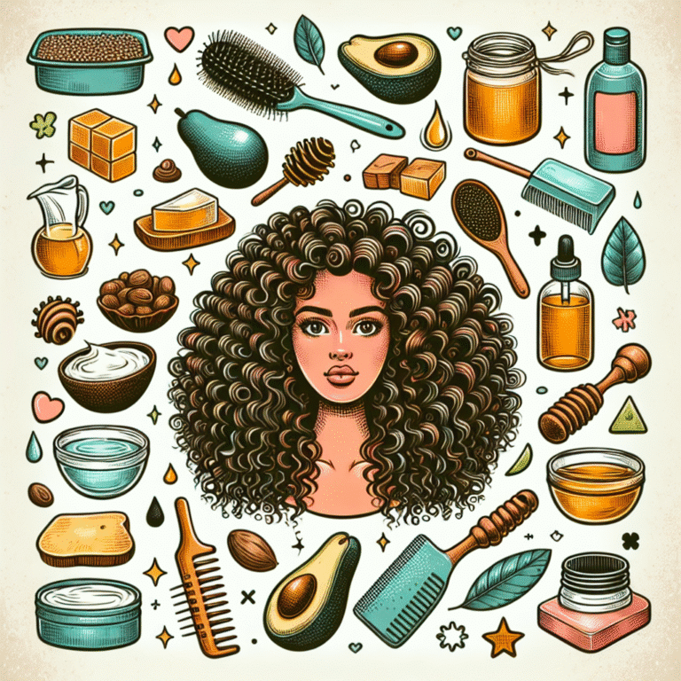 homemade hair packs for curly hair
