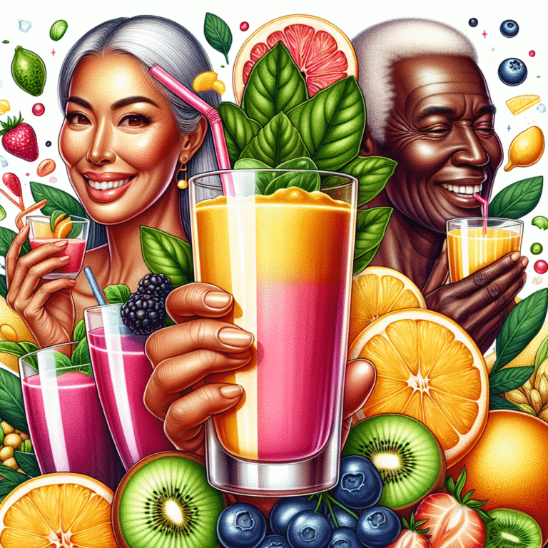 natural anti-aging drinks and smoothies for radiant skin