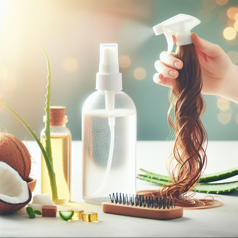 diy detangler spray for kids hair