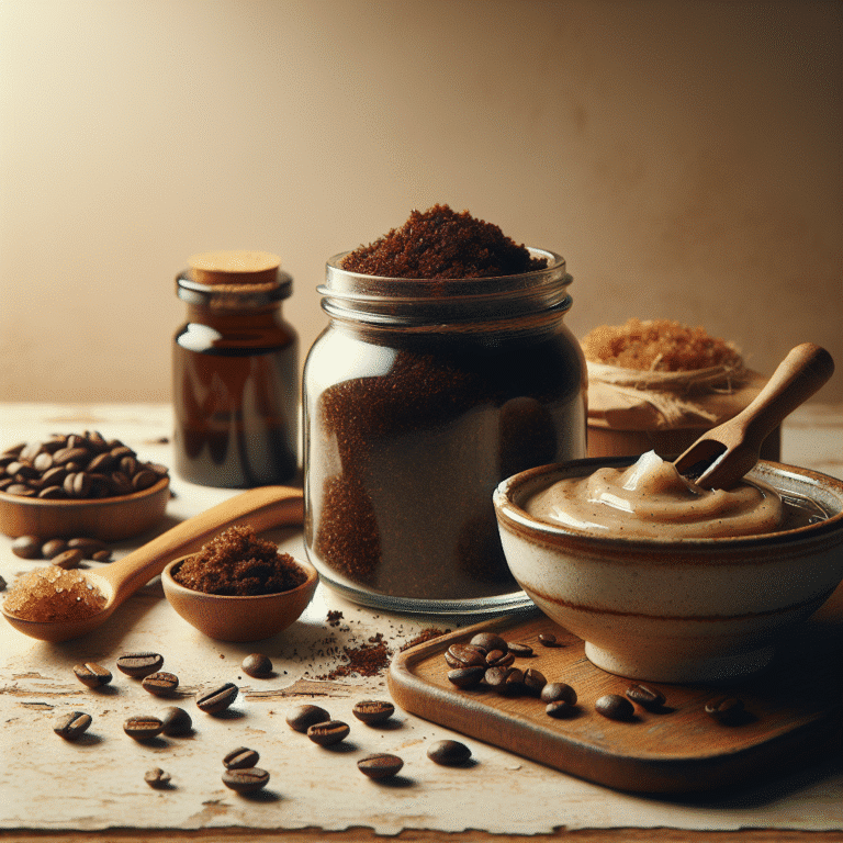 diy coffee scrub and mask combo for radiant skin