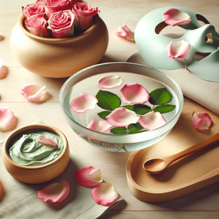 how to make a rose water face mask