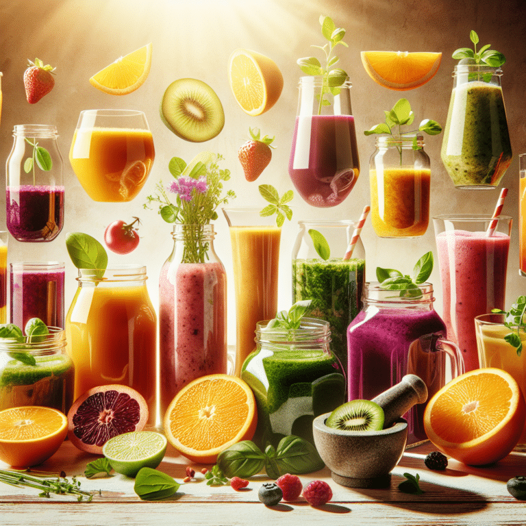 delicious natural anti-aging drinks and smoothies