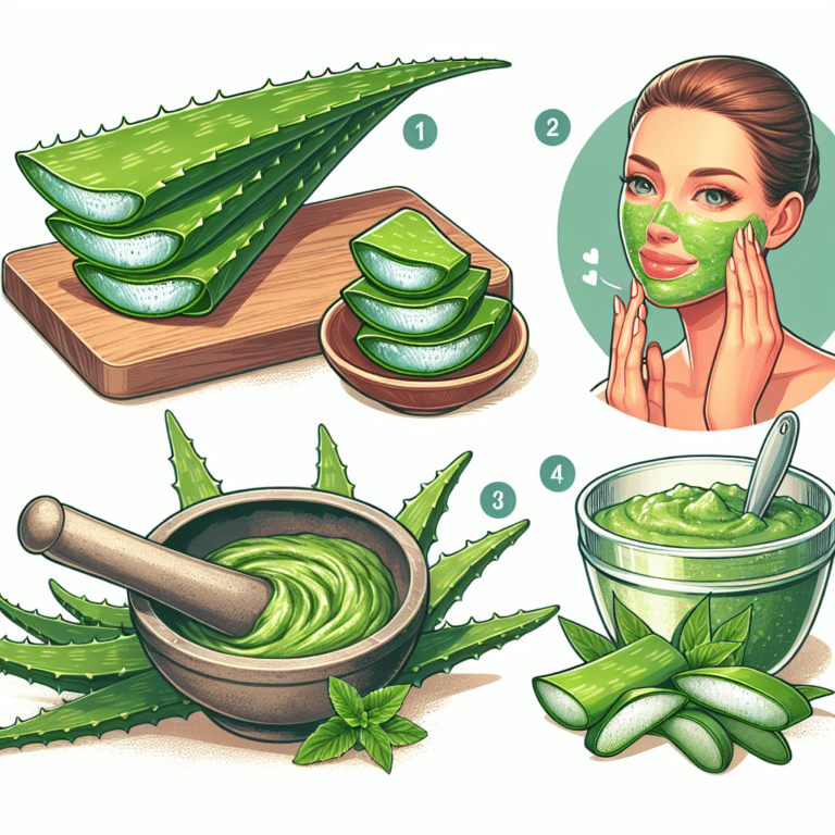 DIY Aloe Vera Face Masks for Radiant Skin