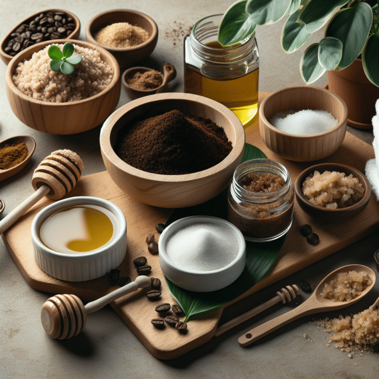 diy coffee scrub and mask for face
