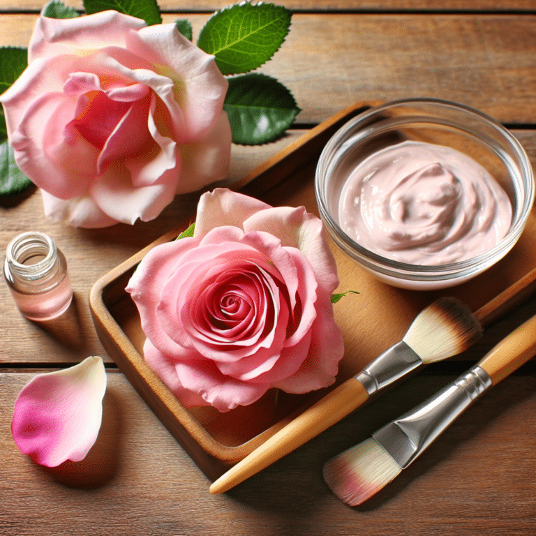 how to make a rose water face mask