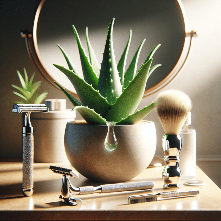 Aloe Vera Gel as a Natural Aftershave