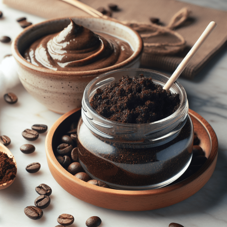 diy coffee scrub and mask for face