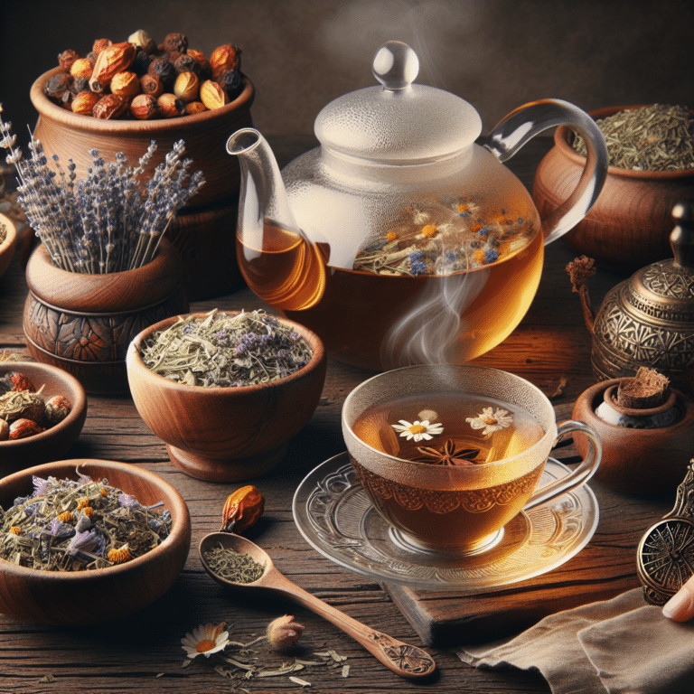diy herbal teas for healthy skin and longevity