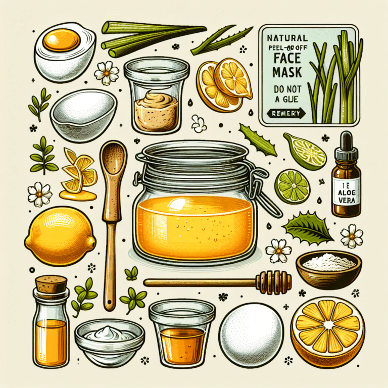 diy peel off masks without glue