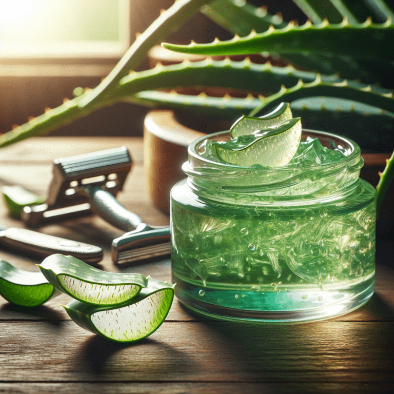 Aloe Vera Gel as a Natural Aftershave