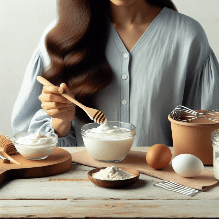 DIY protein treatment for hair
