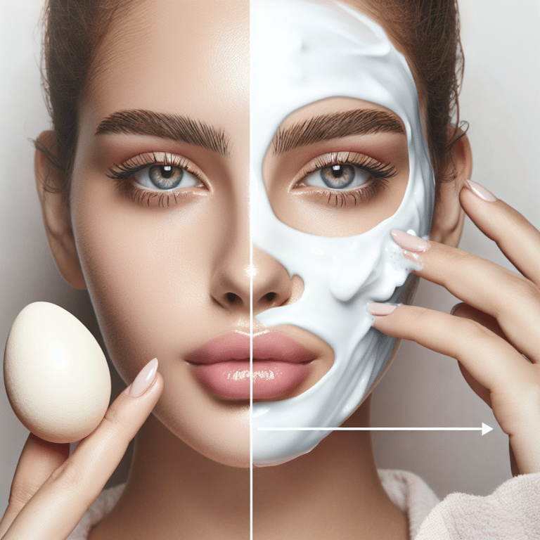 egg white face mask tightening pores