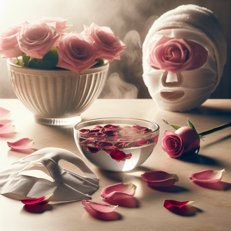 how to make a rose water face mask